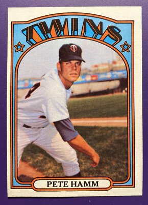 Pete Hamm Baseball Card Image