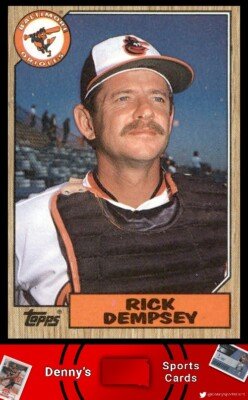 Rick Dempsey Baseball Card Image