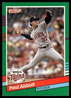 Paul Abbott Baseball Card Image