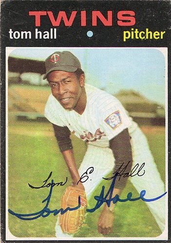 Tom Hall Baseball Card Image