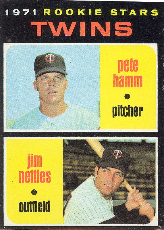 Pete Hamm Baseball Card Image
