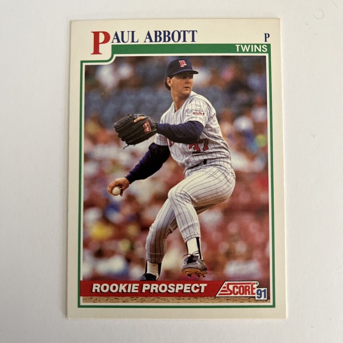 Paul Abbott Baseball Card Image