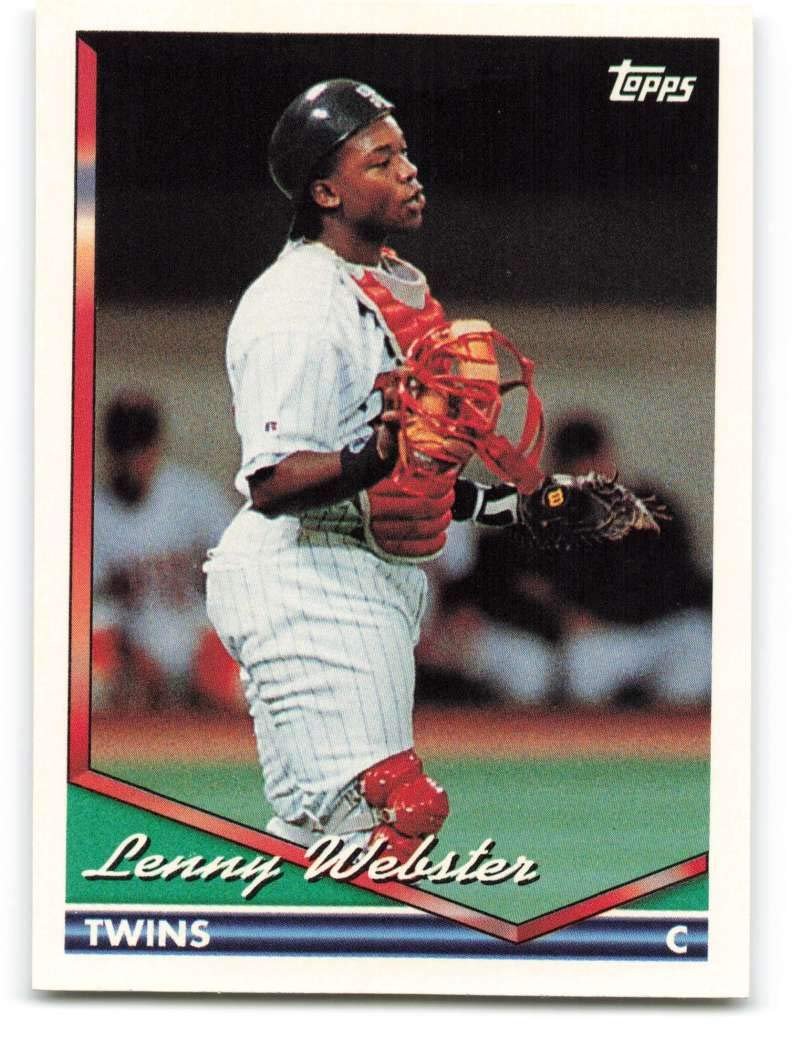 Lenny Webster Baseball Card Image
