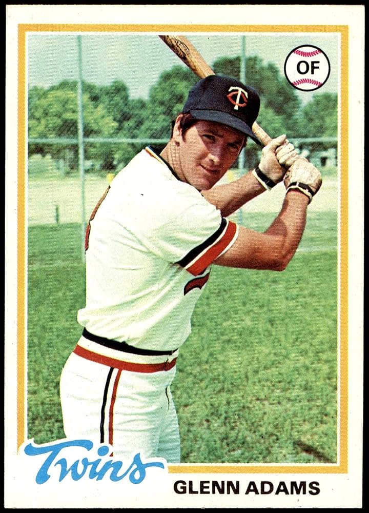 Glenn Adams Baseball Card Image