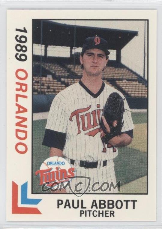 Paul Abbott Baseball Card Image