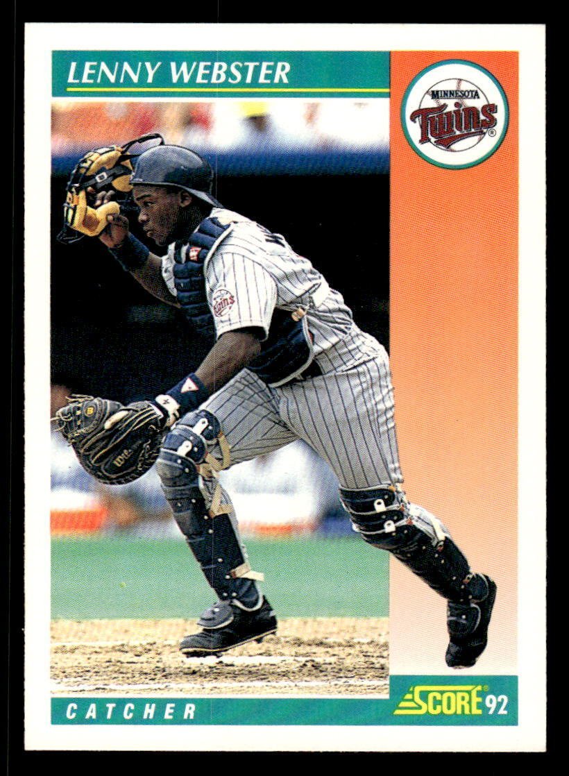 Lenny Webster Baseball Card Image