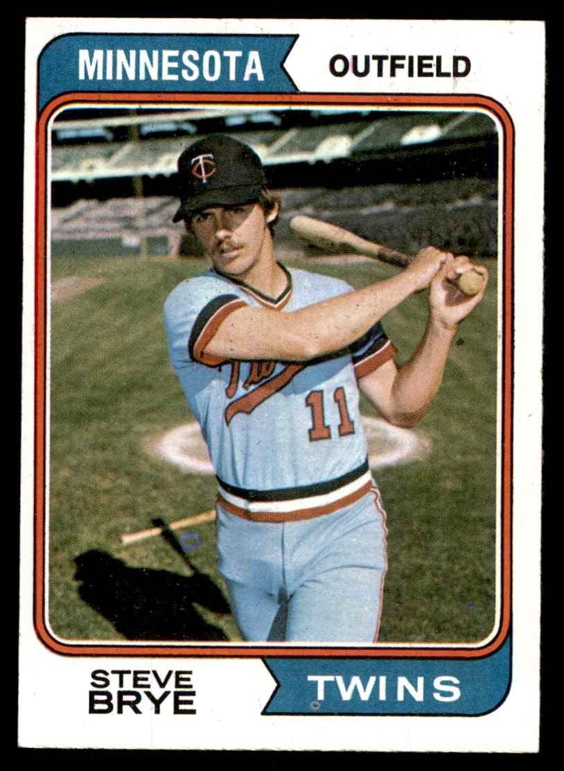 Steve Brye Baseball Card Image