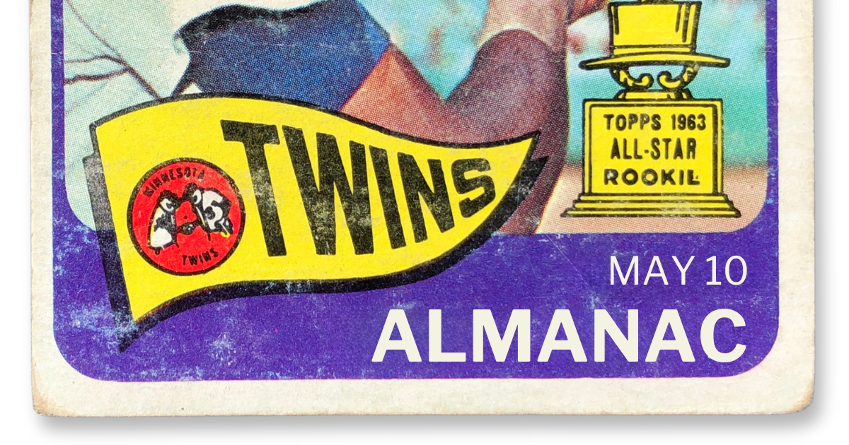 More information about "The Twins Almanac for May 10: A Legendary Voice and a Legendary Comeback"