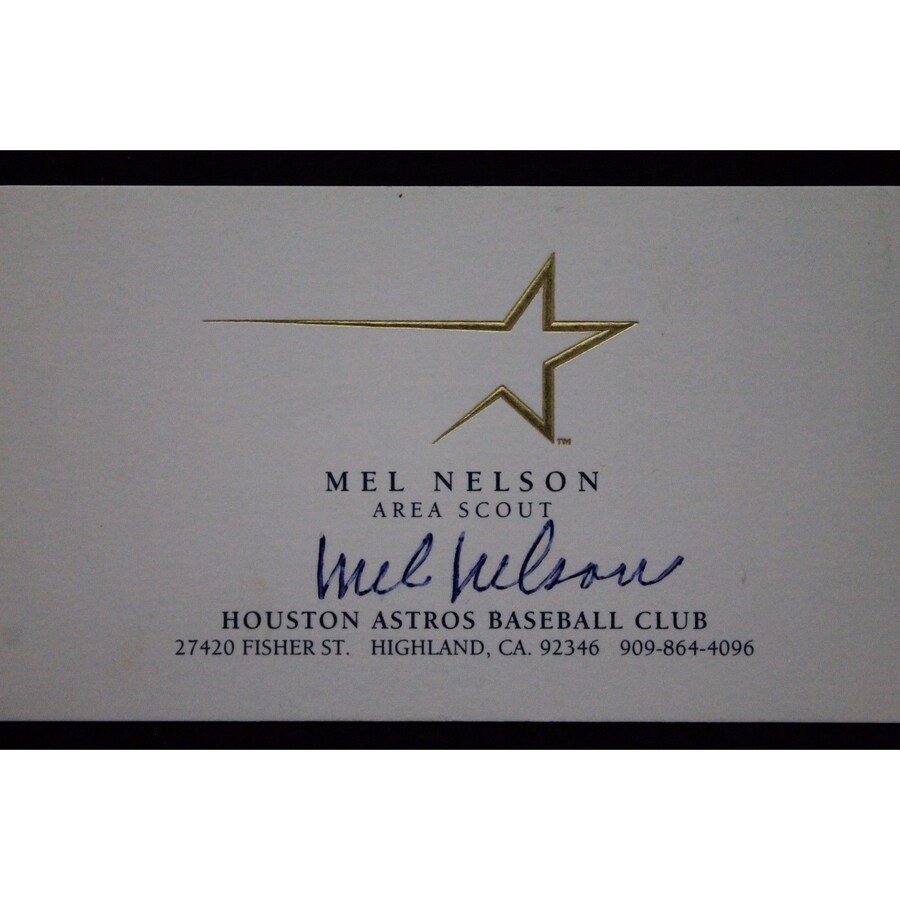 Mel Nelson's Autograph