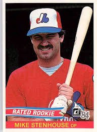 Mike Stenhouse Baseball Card Image