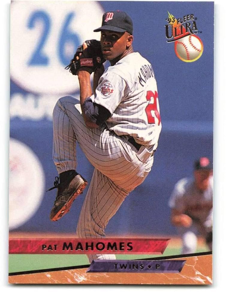Pat Mahomes Baseball Card Image
