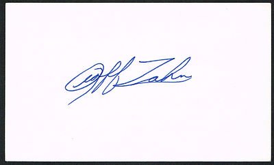 Geoff Zahn's Autograph