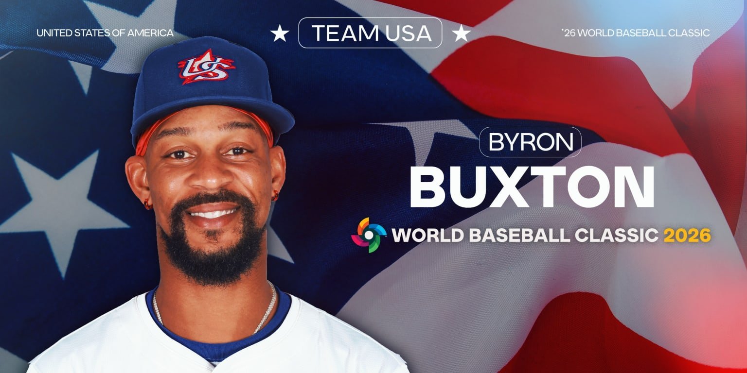 Byron Buxton to Play for Team USA in the 2026 World Baseball Classic