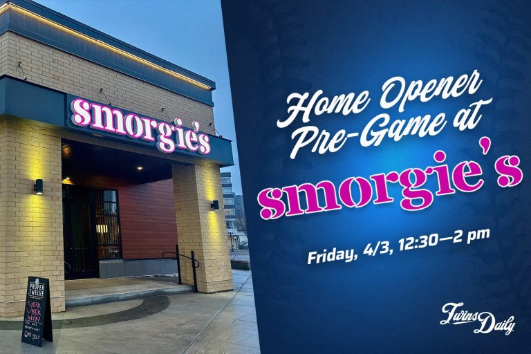 Twins Daily Packs Home Opener Pregame Party with Giveaways