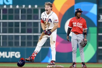 Schwarber's Blast Sparks USA To A Win Over Great Britain