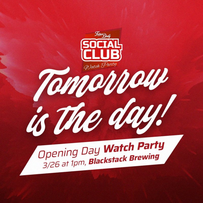 Tomorrow is the day!