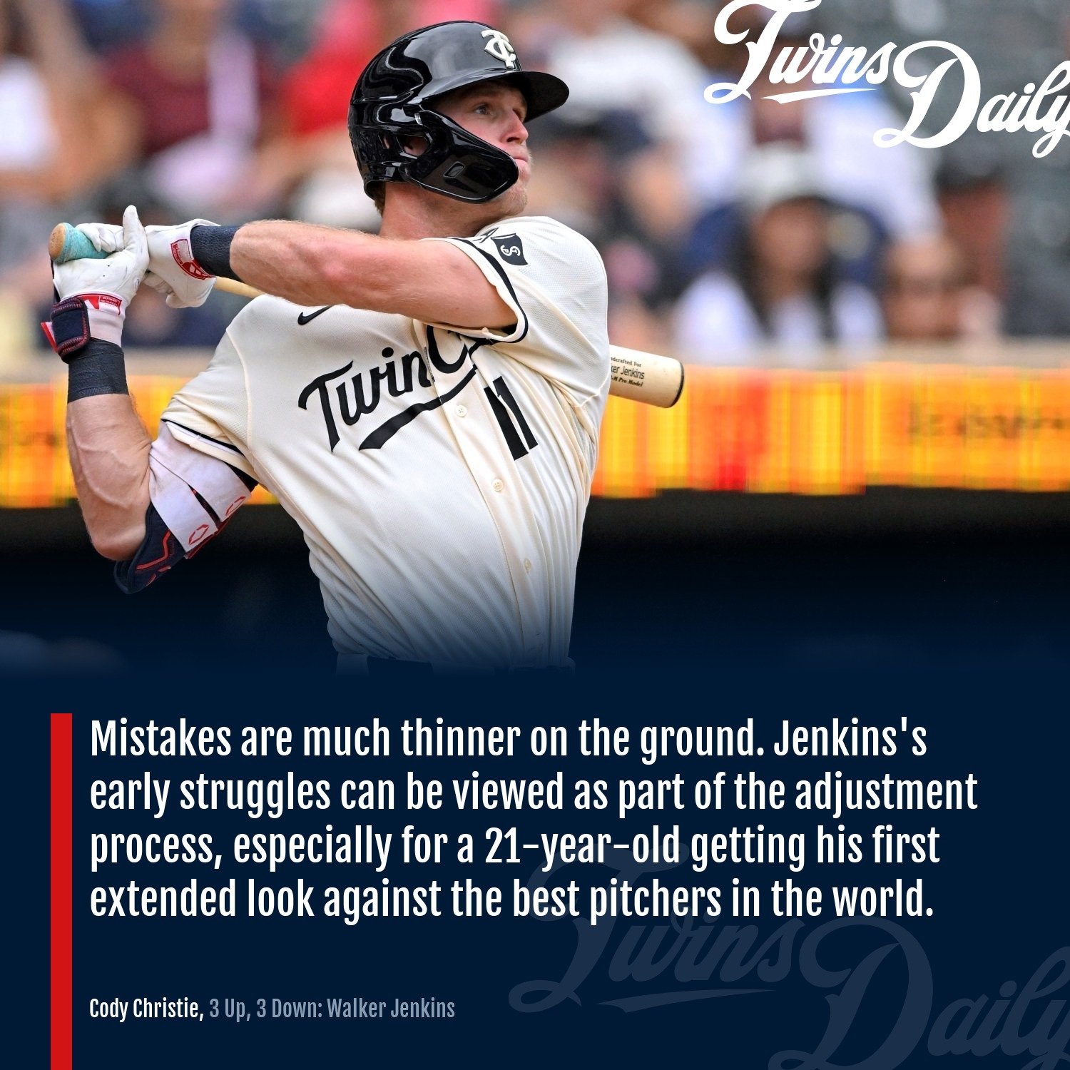 Walker Jenkins - Twins Daily Graphics - Twins Daily