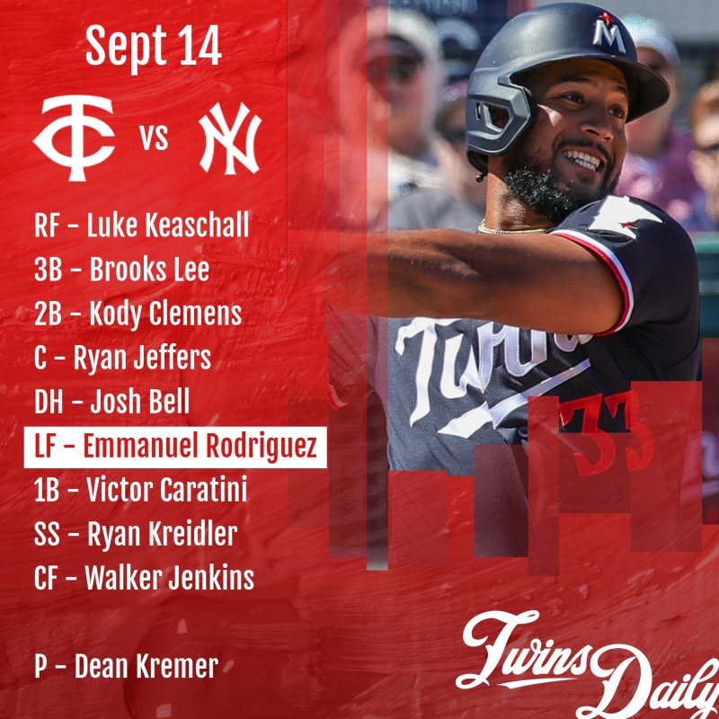 Lineup: Sept 14